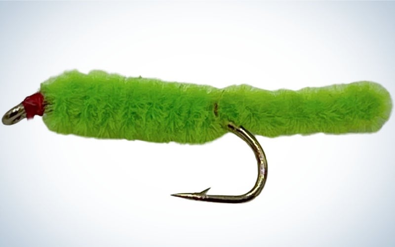 A Green Weenie fly can catch bluegill.