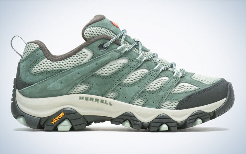 The Merrell Moab 3 is the top budget hiking shoe.