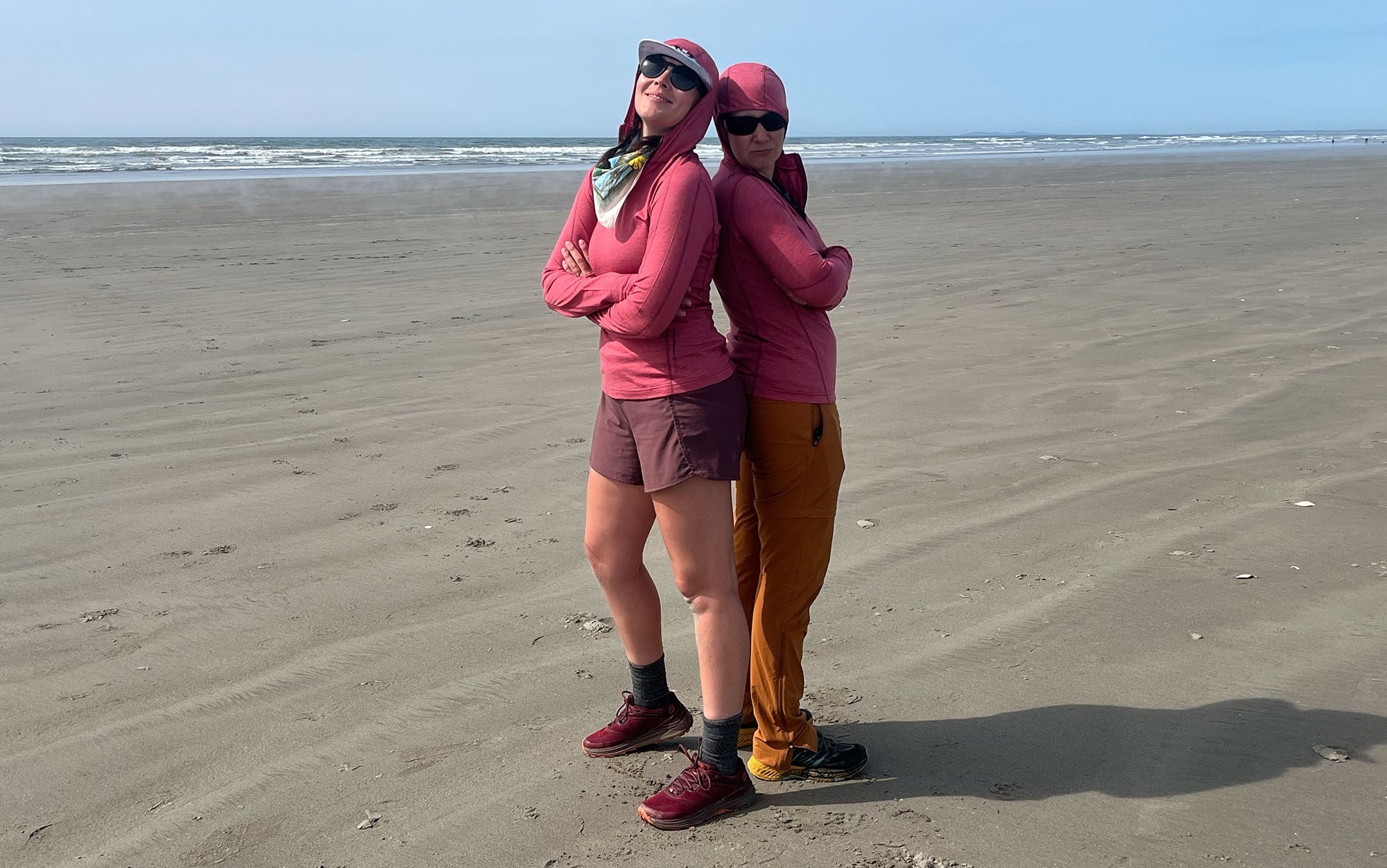The lightweight, tight knit of the Black Diamond Solution 150 Merino was a great fit for the cool temperatures and bright sunshine of the Oregon Coast.